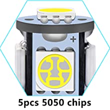 194 Automotive LED Light Bulbs 6500K Wedge T10 SMD 5050 Chips 5