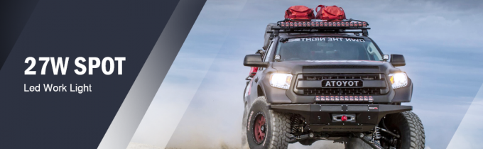 27W Spot Led Off Road Lights Super Bright Driving Fog Light for Truck SUV 0