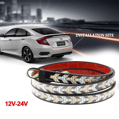 Pickup Truck Arrow Car Headlight LED Tube Strip Flowing Turn Signal Tail Light Sequential Scanning