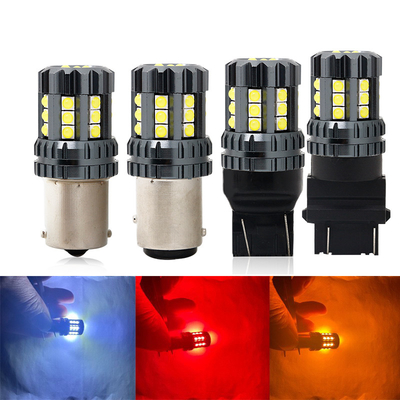 White LED Car Turn Signal Lights Auto 12V 24V 2835 45SMD 1156 1157 T25 3156 3157 T20 7440 7443 Canbus Bulbs Car Led
