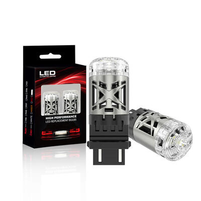 Buy Newest Innovative 3157 LED Car Light Bulbs 3156 BA15S 1600LM 12V 24V for Car Brake Stop Signal Reverse With 7035 Chip online manufacture