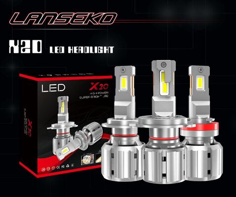 Buy X20 880/881 CANBUS LED Headlight Bulb H7 H4 H11 H8 9012 65W 12000LM for Car LED Headlight online manufacture