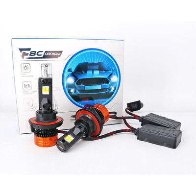 Buy Super Bright F8C LED Headlight Bulb H13 H4 9007 9008 With GC-7035 LED Chip 80W 14000LM Copper Tube PCB for 12V 24V Car Headlight online manufacture