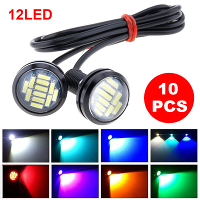 High Power 12v Motorcycle LED Headlights 23MM-4014 Lens Highlight Eagle Eye Led Light