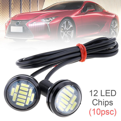 High Power 12v Motorcycle LED Headlights 23MM-4014 Lens Highlight Eagle Eye Led Light