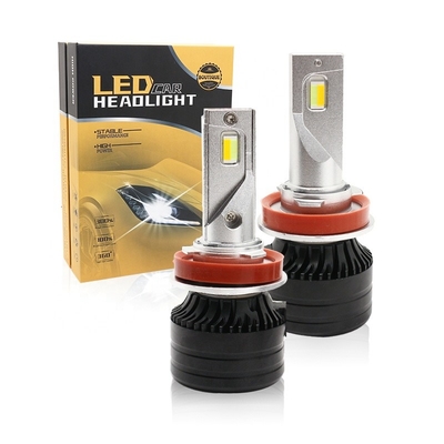 Car head light LED H11 Three-color LED headlights  automotive headlamp  foglight 12-36V A modified lamp