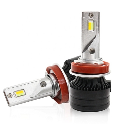 Car head light LED H11 Three-color LED headlights  automotive headlamp  foglight 12-36V A modified lamp