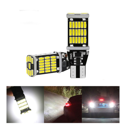 Universal Car Led Tail Light And Turn Signal bulbT15 4014 45smd  12-24V