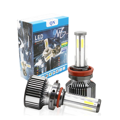 N6 Cars H4 Led Headlight 6 Side Highlight Modified H11 Headlight Bulb