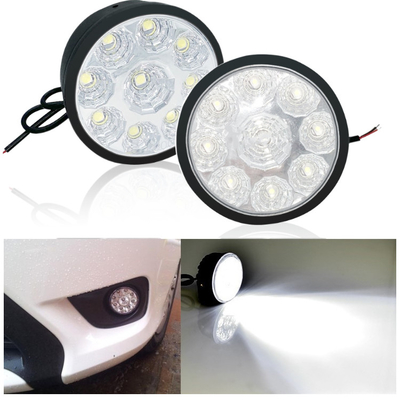 12V 5050 Driving Car Fog Lamp Led Bulb Round Led Daytime Running Light