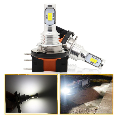 Luces Para Carros H15 Automotive LED Headlight DRL Halogen Bulbs Headlights