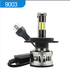 8 Sides H1 H3 H4 H7 9005 9006 Automotive LED Headlight 6000K 360 Canbus