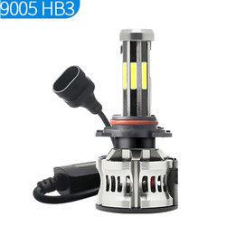 8 Sides H1 H3 H4 H7 9005 9006 Automotive LED Headlight 6000K 360 Canbus
