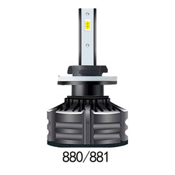 Universal 3 Color Brightest Led Headlight Bulbs H1 H3 H4 H7 H11 9005  9006