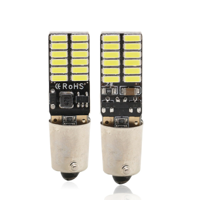 BA9S 4014 24SMD Automotive LED Light Bulbs Width Led Indicator Light 12V