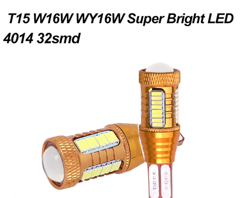 12v 4014 32smd Cree T10 Interior Light Canbus Automotive LED Light Bulbs White Reverse Brake Lights