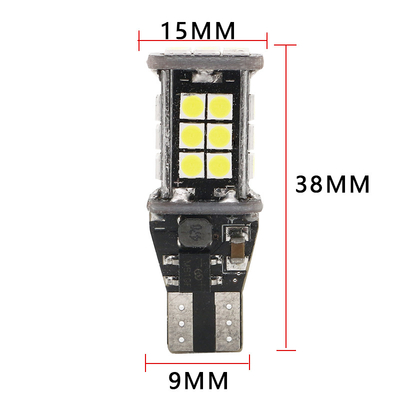 T15 3030 24SMD Canbus LED Headlight 12V Highlight Reversing Car Corner Light