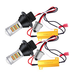2835 42SMD Double Color Led Brake Light Turn Signal 7440 T20  CANBUS To Prevent The Stroboscopic