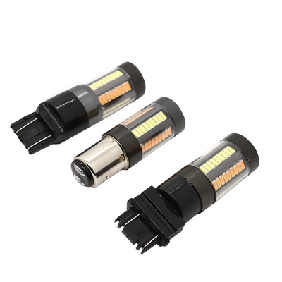 LED Brake Turn Signal Lights 1157 3157 7443 4014 66SMD Dual Color White Yellow 12V Switchback