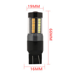 LED Brake Turn Signal Lights 1157 3157 7443 4014 66SMD Dual Color White Yellow 12V Switchback
