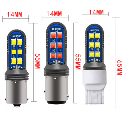 5w Universal Led Tail Light Turn Signal Mini Headlamps 12SMD