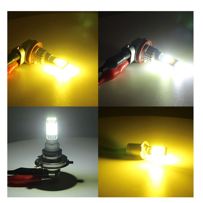 High Power Universal Automobile Fog Lights Two Color Light H11 9006 881 H3 H8 H7 3030