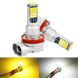 High Power Universal Automobile Fog Lights Two Color Light H11 9006 881 H3 H8 H7 3030