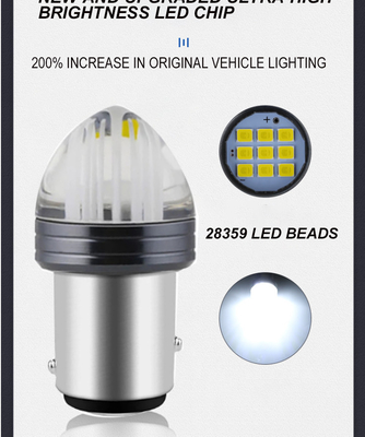 High Power LED Brake Turn Signal Lights 1156 With Led 2835 12V Canbus Bulb Brake Light
