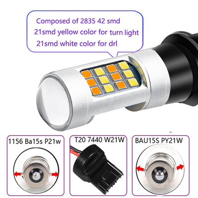 42SMD LED Bulbs T20 1157Turn Signal Led Lights For Car Brake Light With Strobe Function