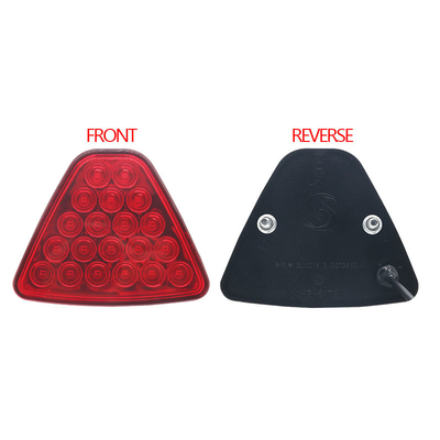 Red Color Pilot Automotive Led Lights Triangle Car Modified Lights  1000lm