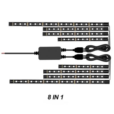 Motorcycle Rgb Led Car Kit Under Dash Decorate Atmosphere Neon With APP Wireless