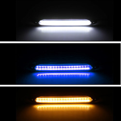 Universal Waterproof Vehicle Daytime Running Lights LED Sequential Flowing Scan  2835 34.5CM