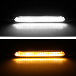 Universal Waterproof Vehicle Daytime Running Lights LED Sequential Flowing Scan  2835 34.5CM