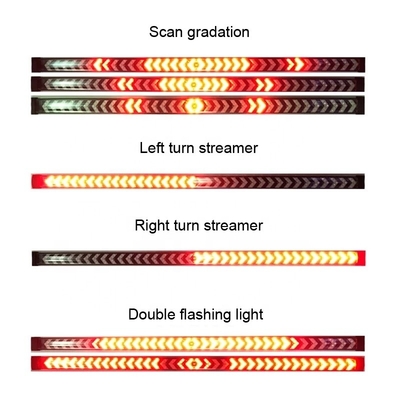 Pickup Truck Arrow Car Headlight LED Tube Strip Flowing Turn Signal Tail Light Sequential Scanning