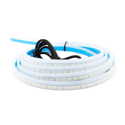2pcs 12V Flexible Waterproof Car Headlight LED Tube Strip Turn Signal Brake Flow Guide Lights DRL