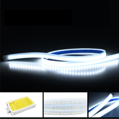2pcs 12V Flexible Waterproof Car Headlight LED Tube Strip Turn Signal Brake Flow Guide Lights DRL