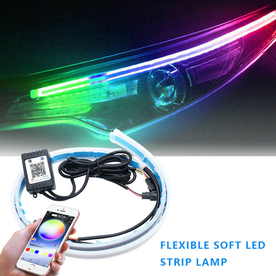 Neon Waterproof Switchback Auto Daytime Running Lights RGB APP Control DRL 12 volt