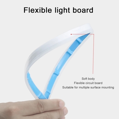 30cm 45cm 60cm Daytime Car Headlight LED Tube Strip Brake Flow Guide Light 2pcs