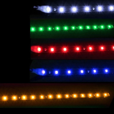 30cm Car Headlight LED Tube Strip 3528 Patch Emergency Warning Light
