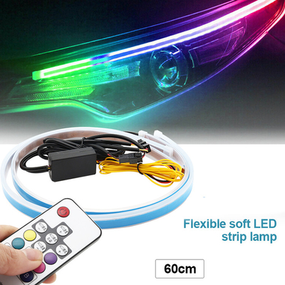 Waterproof 5050 Car Headlight Led Tube Strip / Led Tail Lights Strips  45cm 60cm