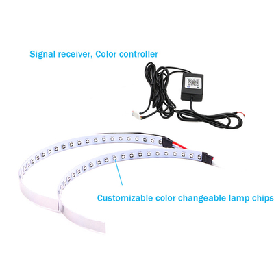 IP 67 LED Car Ambient Lights APP Control Headlight Angel Eye Kits 360 Degree SMD Demon Halo Rings Kit