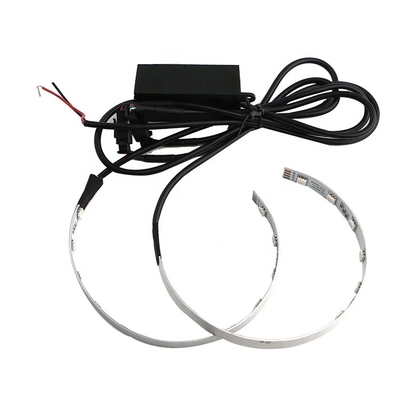 DC12V 5000lm APP Control LED Car Ambient Lights SMD Projector Auto Styling Demon Led Halo Rings Kit