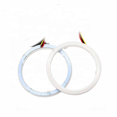 4014 LED Car Ambient Lights 60mm DRL Running Light Dual Color  Led Angel Eyes Kit