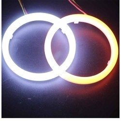 4014 LED Car Ambient Lights 60mm DRL Running Light Dual Color  Led Angel Eyes Kit