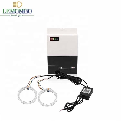 DRL RGB Halo Rings Car Interior Led Ambient Lights CCFL Angel Devil Eyes 80mm 95mm 105mm 110mm