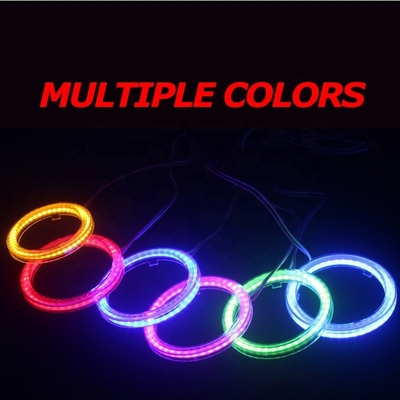 Cob Led Angel Eye 70mm Headlamp Angel Eyes 12-18V For BMW - Europe