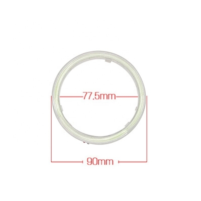 Car Headlight Cob 90mm Angel Eyes  RED BLUE Fog Lamp 12-18V