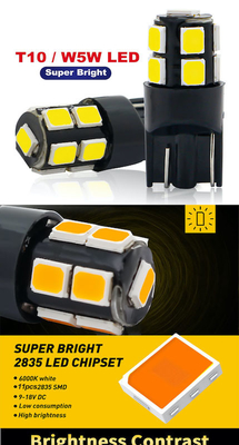 White 12V Automotive LED Light Bulbs For Cars Trucks And SUVs
