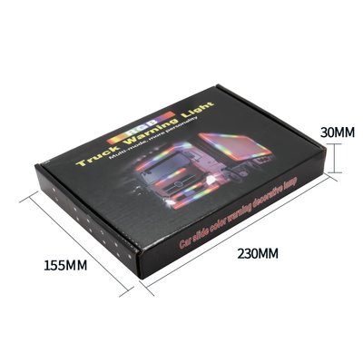 24V 5050 SMD 5A 2.4m Car Interior Atmosphere Lights With Remote Strobe For Van Truck