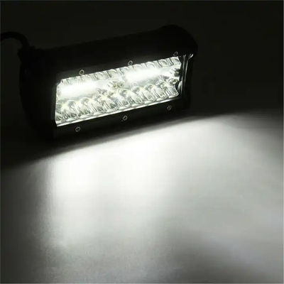 9 Inch 180W Dual Row LED Light Bar White / Amber For Offroad Cars